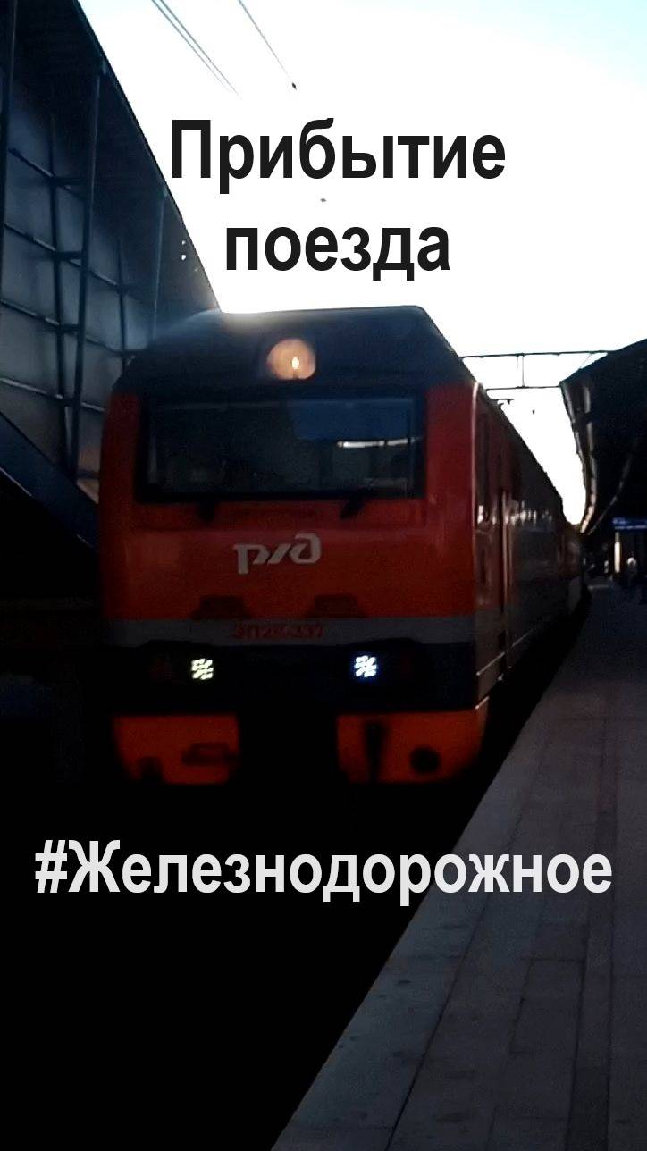 Прибытие поезда #13  #РЖД  #Железнодорожное