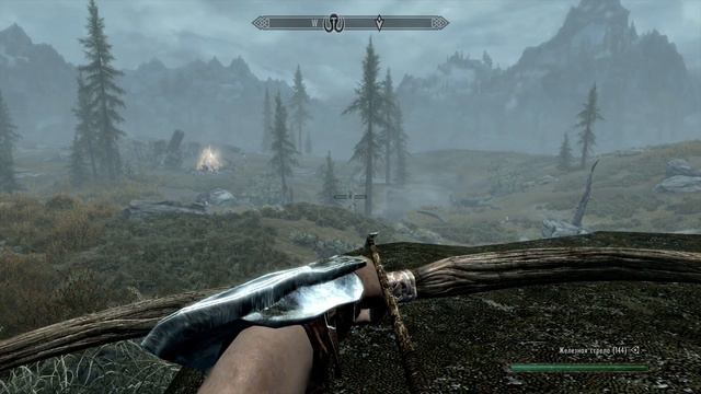 Великан запускает в космос в SKYRIM The elder scrolls