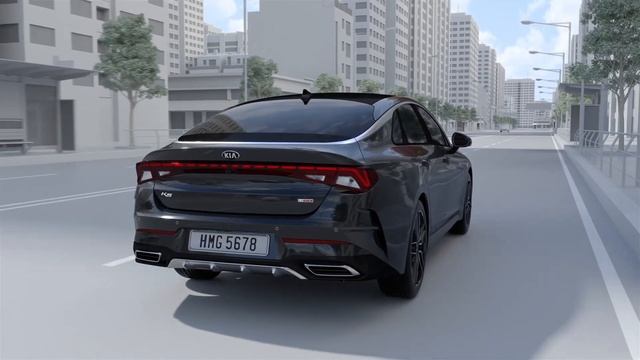 Kia K5  Камеры для контроля слепых зон с отображением на панель приборов