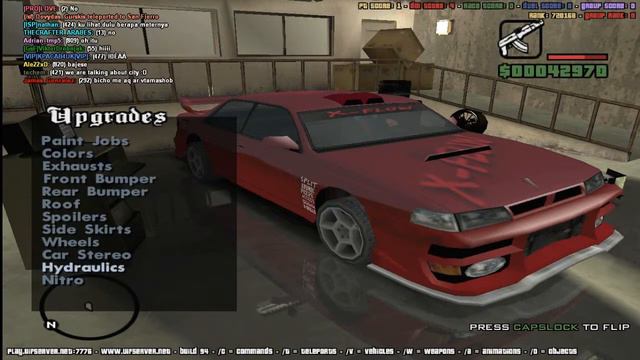 Sultan Tuning on Gta Samp