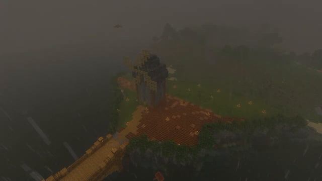 я построил город на сервере "The lost world" [майнкрафт 1.19.2]