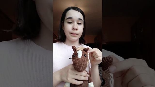 обзор вязаной игрушки с ярмарки мастеров.???