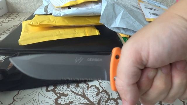 Нож bear grylls gerber c AliExpress unboxing