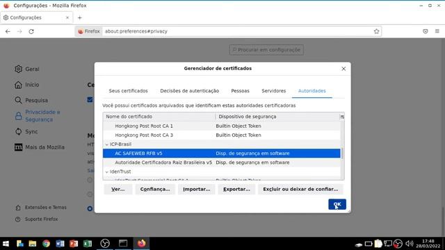 Usando Token USB no Linux e assinando documentos do Libreoffice e PDF