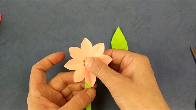 Цветок из бумаги  Ваза оригами  Paper origami flowers