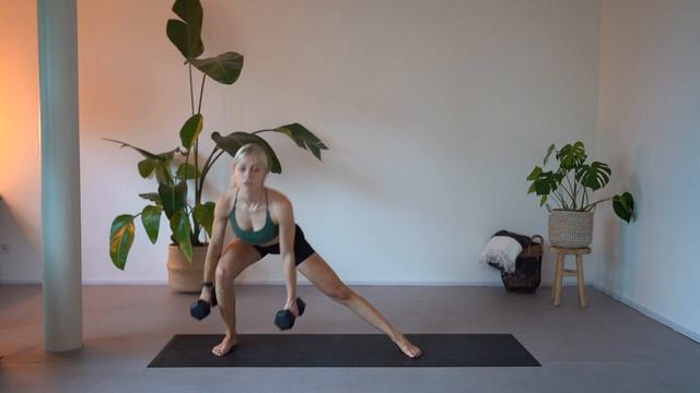 Dual Dumbbell Lateral Lunge