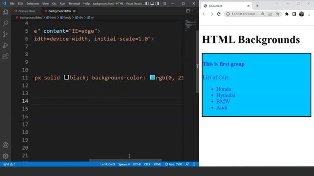 HTML Background Tutorial | Background Attributes In HTML | HTML Tutorial for Beginners | SimpliCode