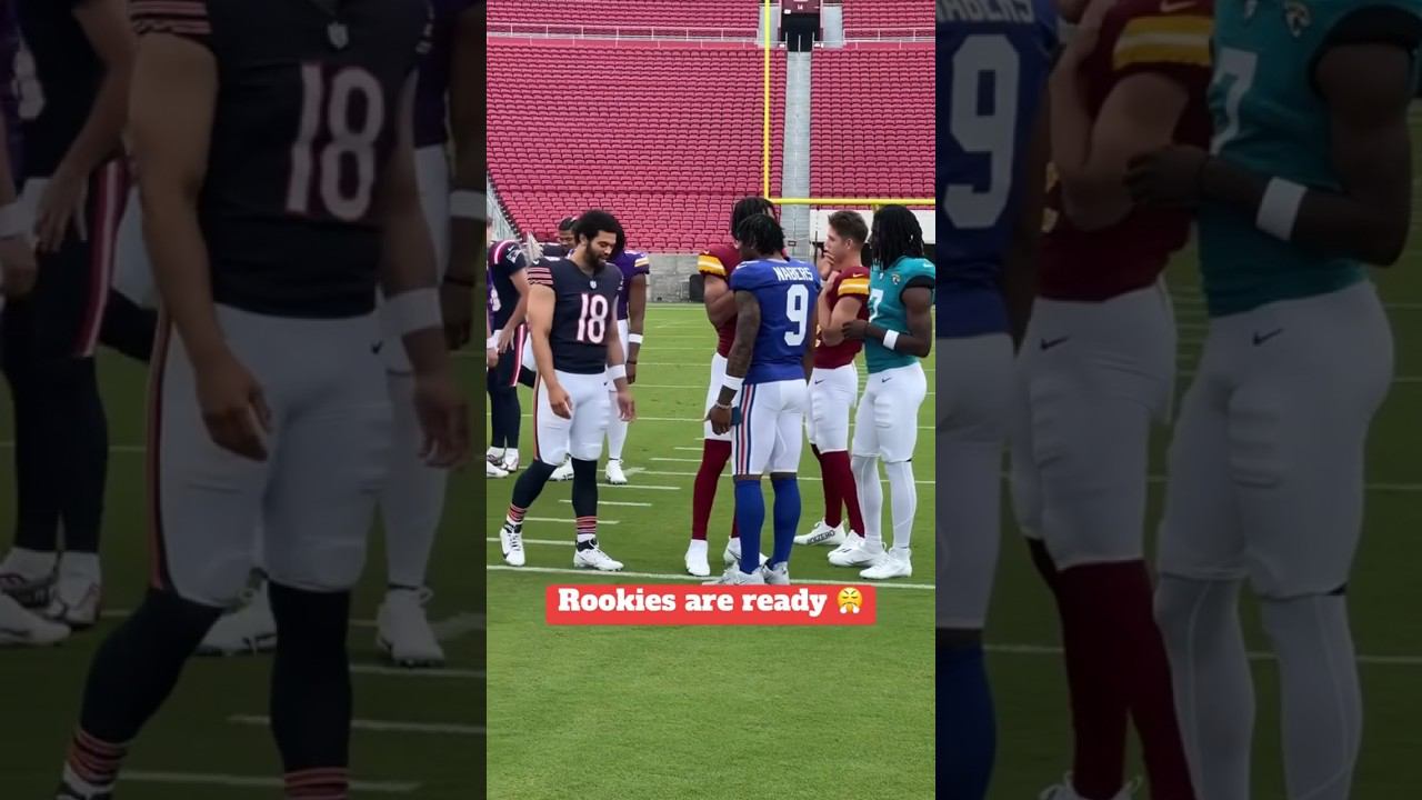 First look at rookies in their uniforms #nfl