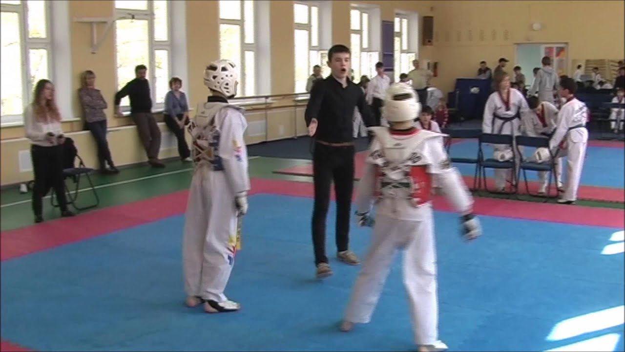 Taekwondo WTF. 27.04.2014. Турнир клуба "Легион". Комлев-Вавилов