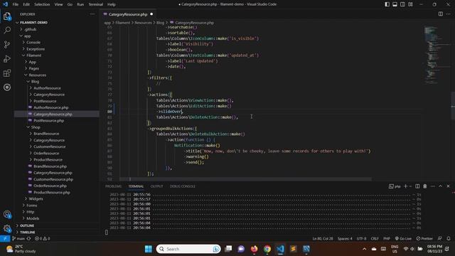 Laravel Filament - Use a Slide Over instead of a Modal