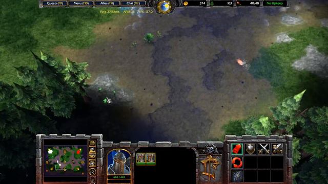 Warcraft 3 - Fast BM Foot Tactics with MK second against human