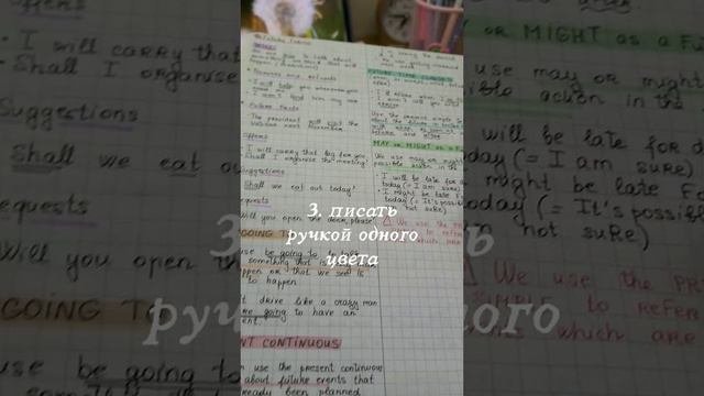 Как вести аккуратные конспекты в школе?