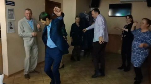 У Кума юбилей. Хорошо отдохнули.