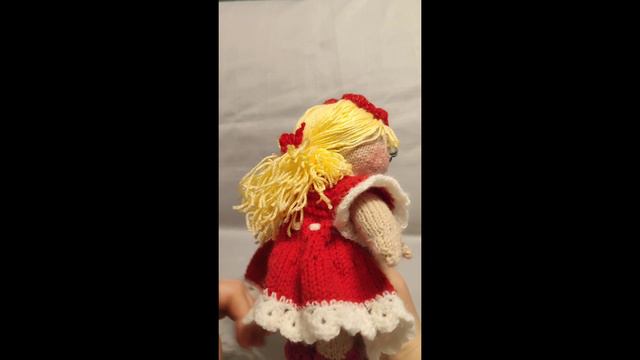 Вяжем из остатков пряжи.