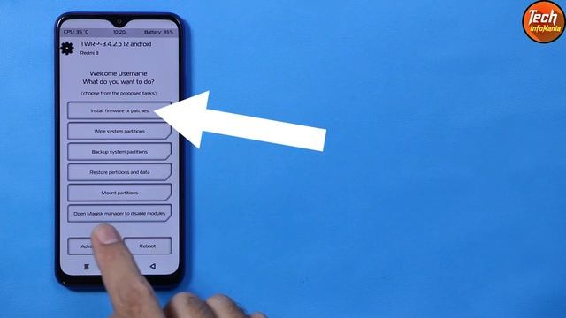 Install Remoded UI Lynx Android 12 On Redmi 9 Redmi 9 Prime