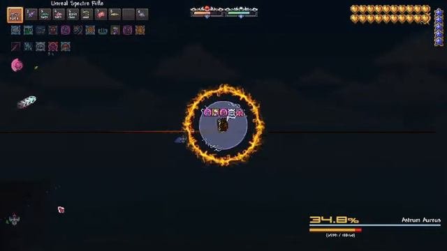 (Disqualified) Terraria Calamity Mod - Death Mode Astrum Aureus No Hit