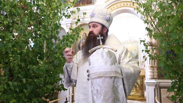 Проповедь архиепископа Антония в храме Святой Троицы агрогородка Озёры