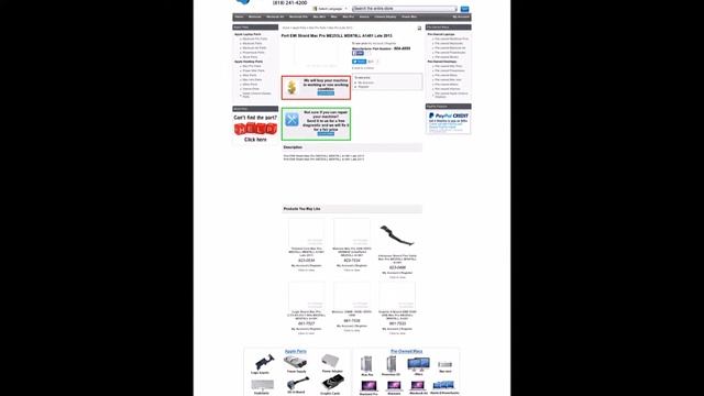 604-4889 - Port EMI Shield Mac Pro ME253LL MD878LL A1481 Late 2013