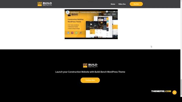 Beni - Building and Construction WordPress Theme plumber construction company