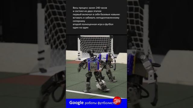 мини-роботы Google играют в футбол#shorts