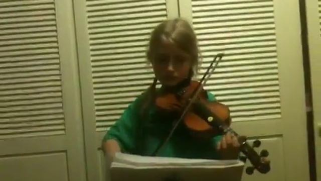 Minuet 3 (Mozart), violin