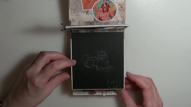 Арт Маркет Domfanfest 29.10.2023 г Скрап альбомчик для свопкарт и фотографий.