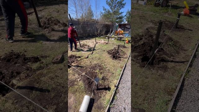 Видеоотчёт по монтажу свайного поля в СНТ Родничковое, Всеволожский район, Ленобласть