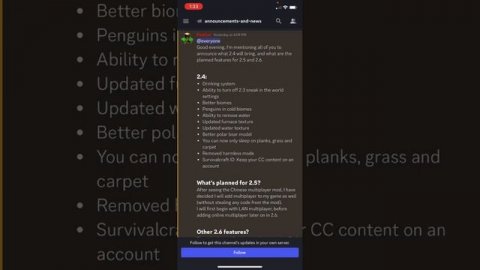Survivalcraft 2.4 update coming! @kaalus SPOILERS!!!