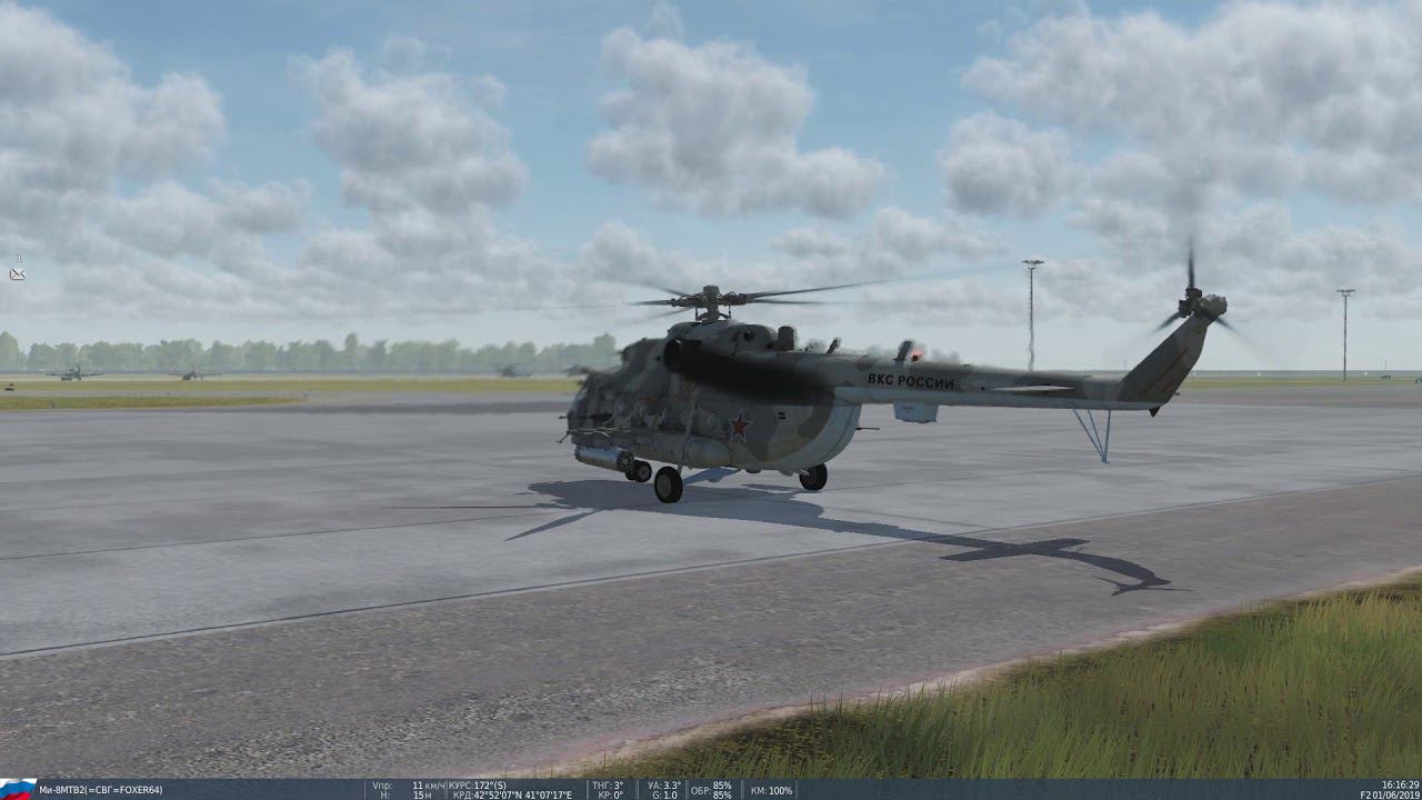 (DCS WORLD) Полеты на полигоне =СВГ= миссия "Сухуми v.2" (06-07.11.19 начало)