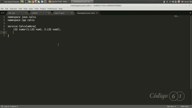 Tutorial Apache Thrift | Como generar archivo .thrift