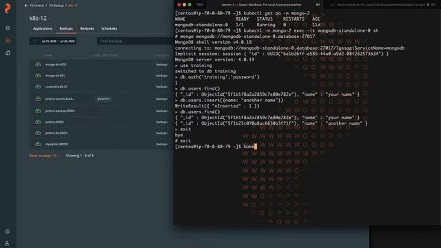 How to backup and restore MongoDB on Kubernetes