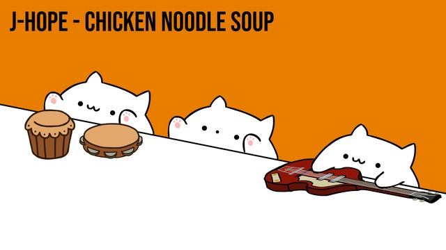 Bongo Cat - j-hope "Chicken Noodle Soup" (K-POP)