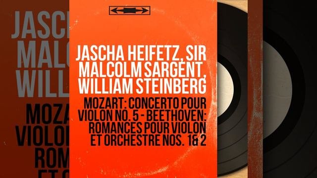Concerto Pour Violon No. 5 In A Major, K. 219 