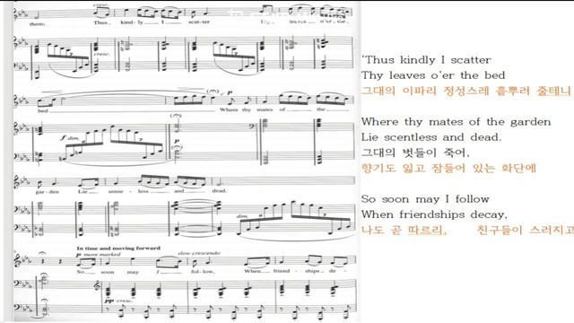 The last rose of summer  Spartito score  sheet music  lyrics  乐谱 partitura partition Ноты