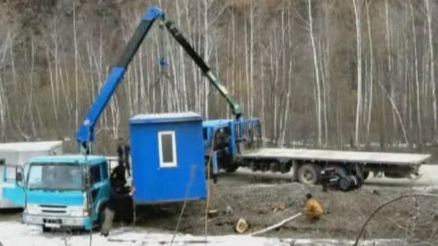 разгрузка вагончиков