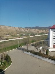 Территория санатория Талги в Дагестане
