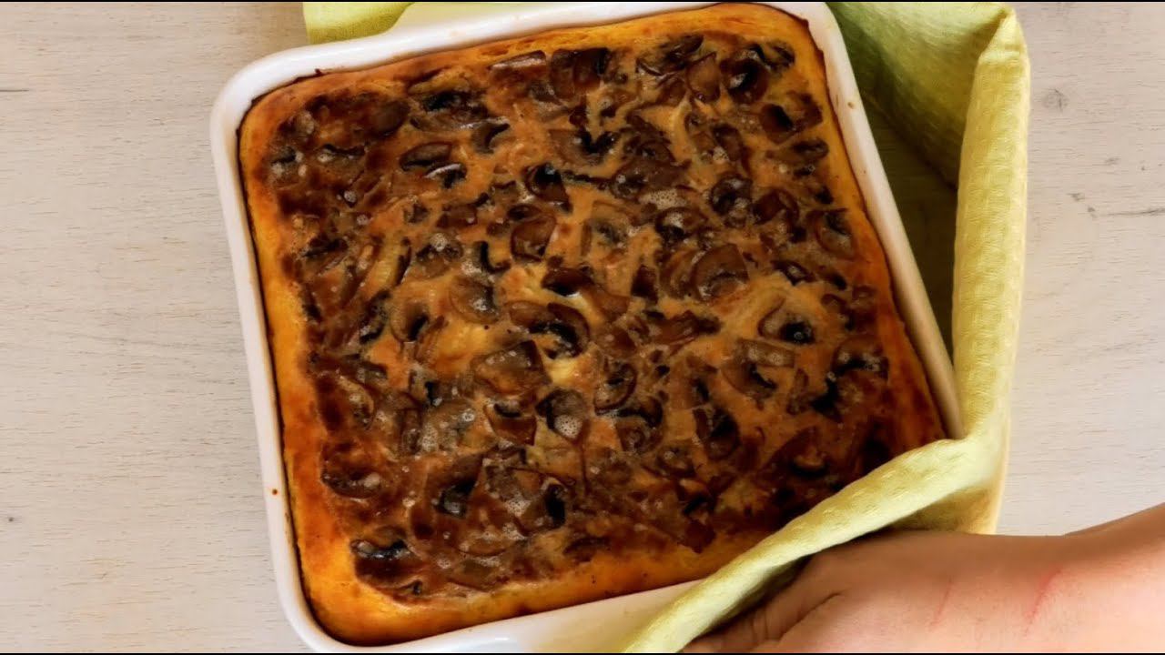 Беру много Грибов и готовлю такой Необычный Тарт!✔ // Mushroom tart on potato dough!