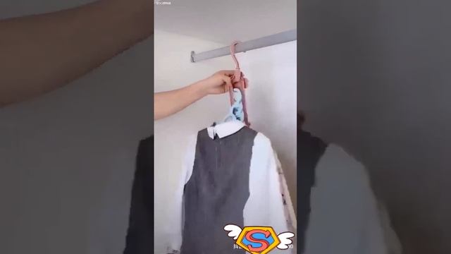 Волшебная многопортовая поддержка вешалка для одежды.mp4
