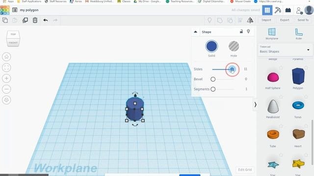 tinkerkad: Build with polygons