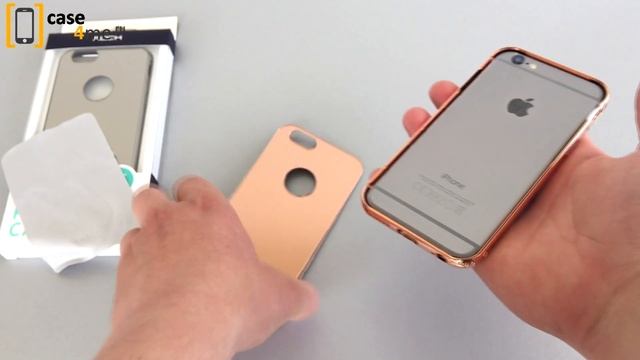 Алюминиевая накладка Rock Infinite Series Mirror для Apple iPhone 6/6s/6 plus