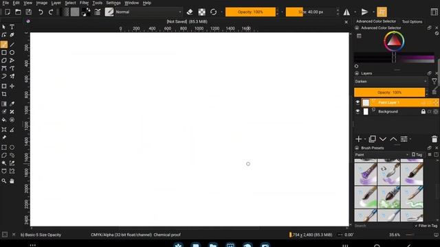 How to enable dockers on Krita?