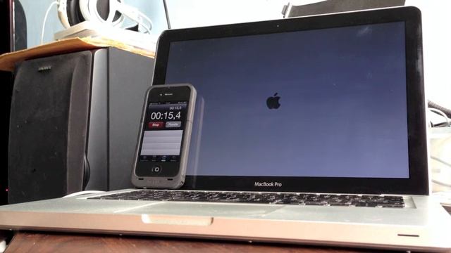 MacBook Pro 13" mid 2009 with SSD OWC Mercury Electra 6G (Start up)