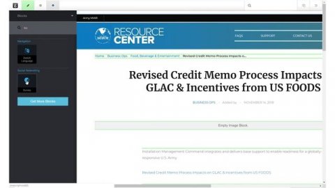 Concrete CMS for Intranets