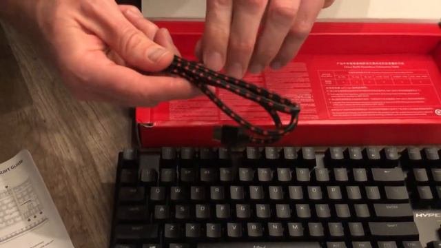 UNBOXING The HyperX Alloy FPS Pro TKL 87/80% Mechanical Keyboard