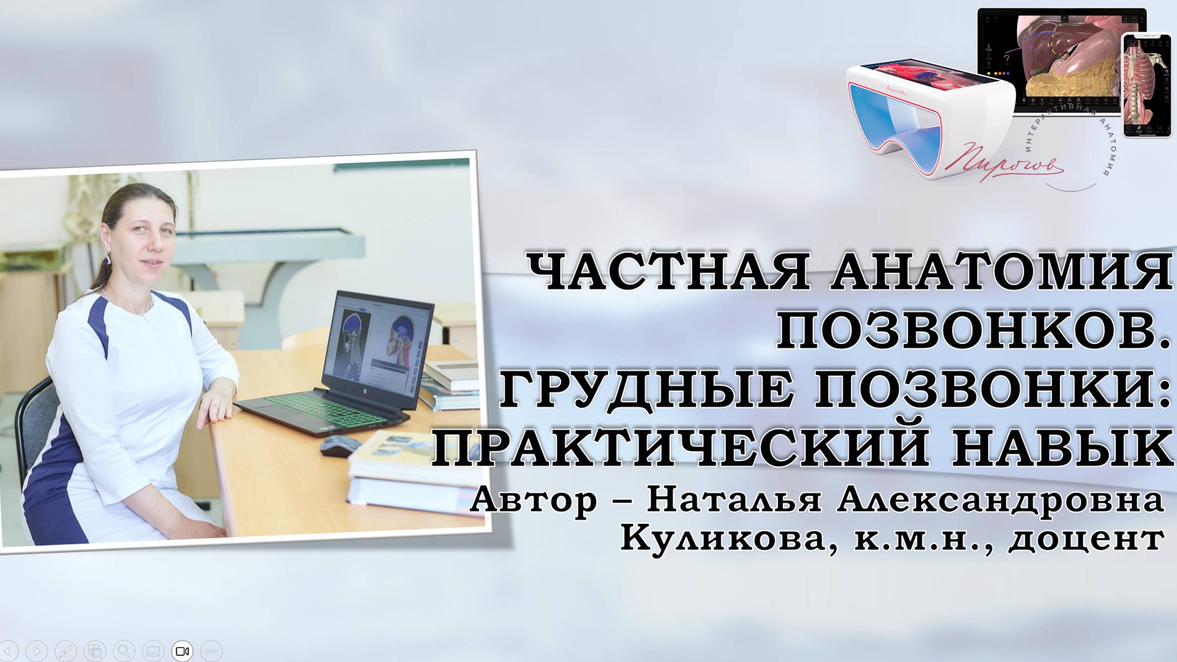 11. Частная анатомия позвонков. Грудные позвонки. Практический навык