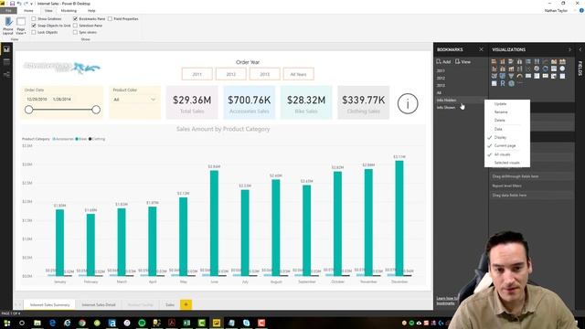 Power BI - Trigger Actions and Bookmarks Demystified