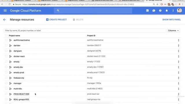 212 Kubernetes Creating a Google Cloud Project