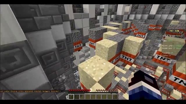 TnT run в майнкрафте мини-игры