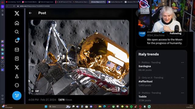 Odysseus - Quinto Giorno dalla Luna! Abbiamo NUOVE FOTO della discesa [Intuitive Machines]