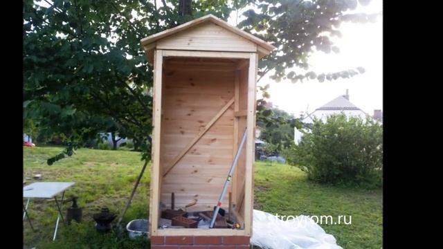 Коптильня для курицы -  Smokehouse for chicken